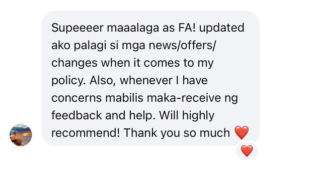 Client message from Angela, OFW Accountant